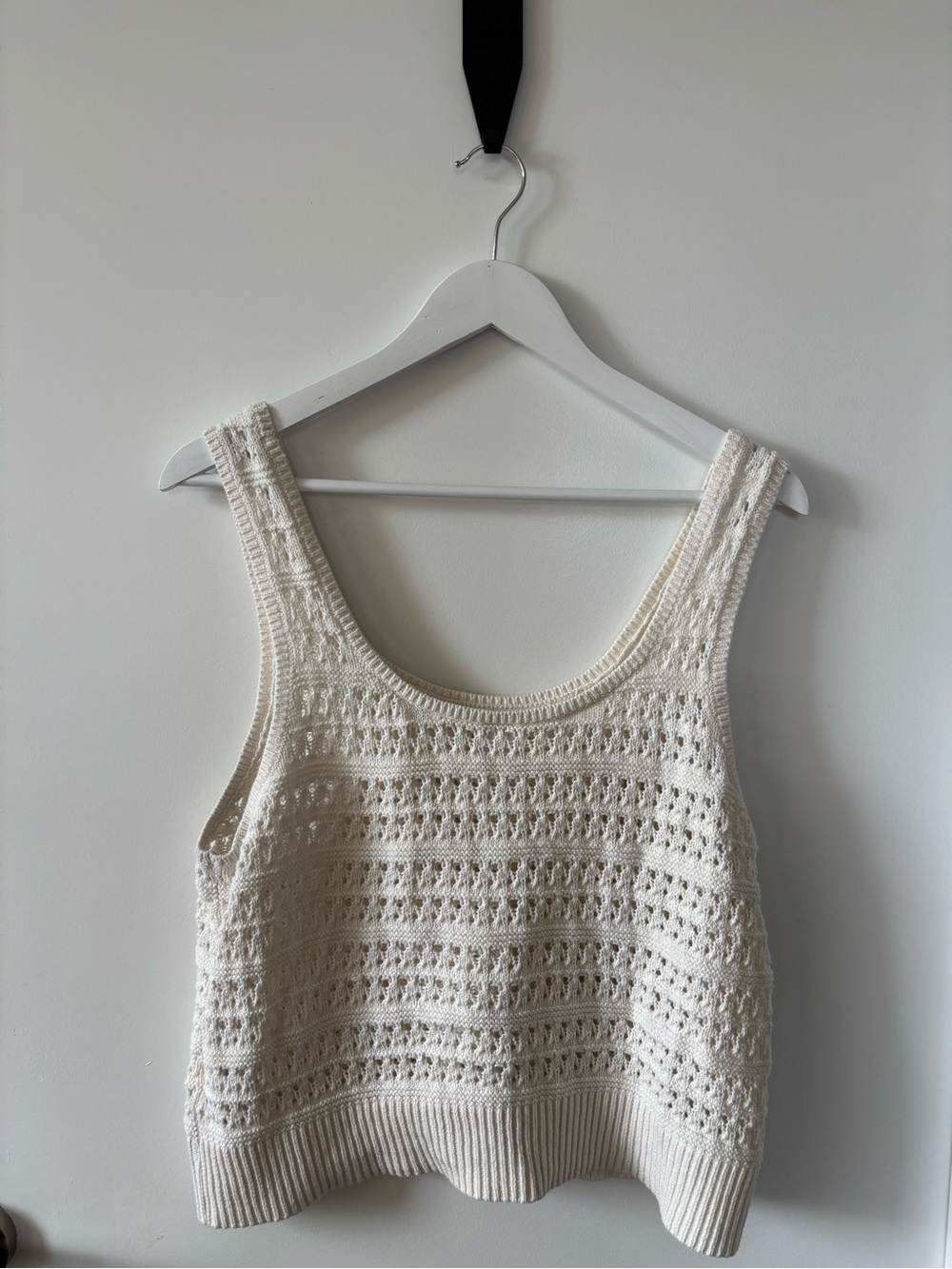 Old Navy Crochet Cropped Tank 100% Cotton